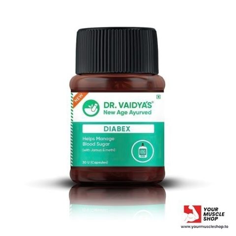 DIABEX HELPS MANAGE BLOOD SUGAR – 30 CAPSULES – DR. VAIDYA 15 480x480
